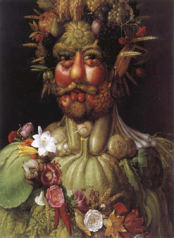 Giuseppe Arcimboldo Emperor Rudolf II as a Vertumnus France oil painting art